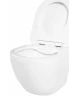 Комплект унитаза BelBagno Uno BB3105CHR/SC с инсталляцией Tece Now 9400414 с сиденьем Микролифт и Черной матовой клавишей смыва фаянс подвесной