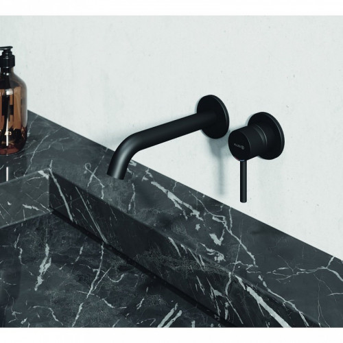 Смеситель для раковины Kludi Bozz 382453976 Черный матовый латунь встраиваемый