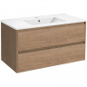 Тумба под раковину Vincea Gio 100 VMC-2G100NO подвесная N.Oak МДФ / ЛДСП