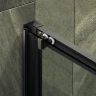 Душевая дверь Maybah Glass MGD-1276-6 1200x1950 раздвижная профиль Черный стекло прозрачное