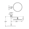 Косметическое зеркало Grohe Selection 41077000 цвет Хром