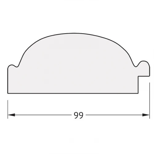 Зеркало Evoform Octagon 63х63 BY 7370 в багетной раме - Византия золото 99 мм стекло