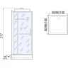 Душевая кабина River Tana 80x80 10000003114 с поддоном