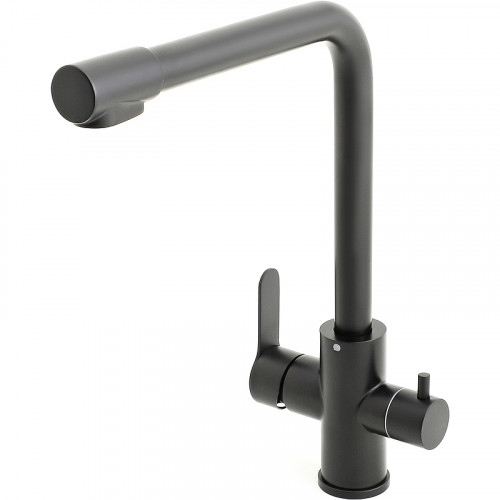 Смеситель для кухни Orange Steel M99-008b Черный нержавеющая сталь