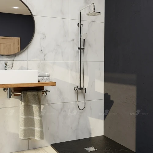 Душевая система RGW Shower Panels SP-31 51140131-01 Хром латунь на стену