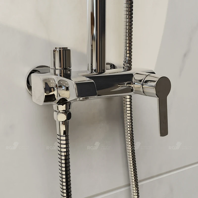 Душевая система RGW Shower Panels SP-31 51140131-01 Хром латунь на стену