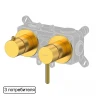 Смеситель для душа Whitecross Y brushed gold Y1243GLB цвет Золото брашированное