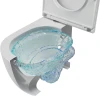 Комплект унитаза DIWO Bauedge Bau Dream Hurricane-2 с сиденьем Микролифт с инсталляцией DIWO 4501 с клавишей смыва цвет Матовый хром