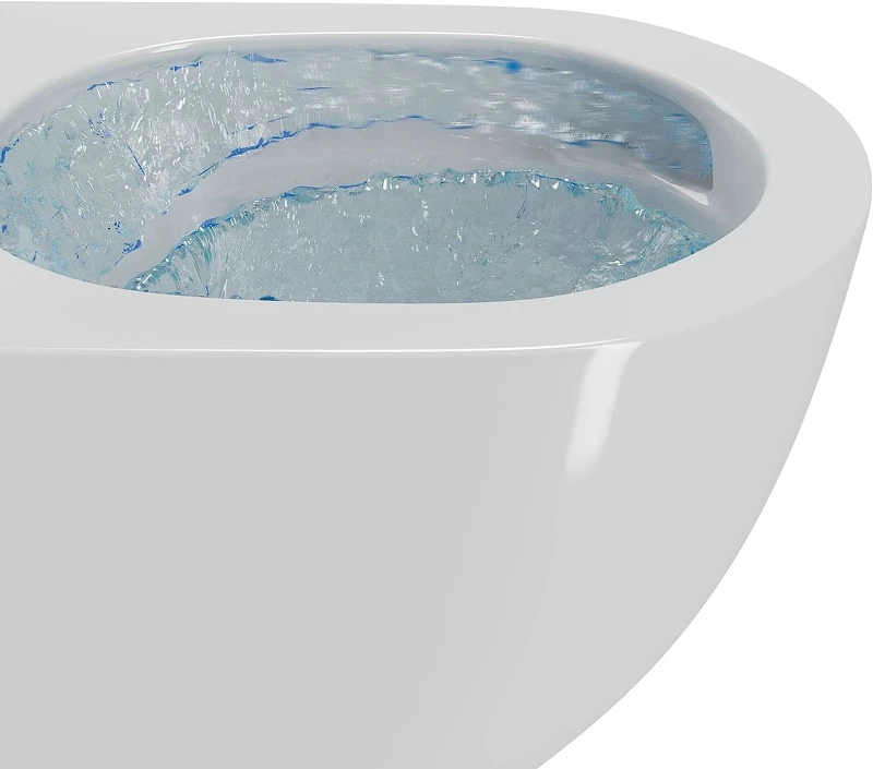 Комплект унитаза DIWO Bauedge Bau Dream Hurricane-2 с сиденьем Микролифт с инсталляцией DIWO 4501 с клавишей смыва цвет Матовый хром