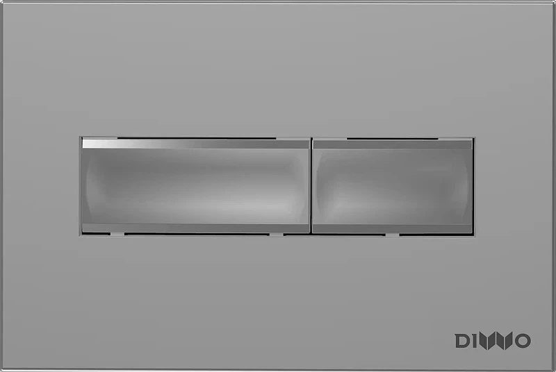 Комплект унитаза DIWO Bauedge Bau Dream Hurricane-2 с сиденьем Микролифт с инсталляцией DIWO 4501 с клавишей смыва цвет Матовый хром