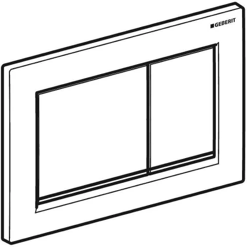 Кнопка смыва для инсталляции Geberit Omega 30 115.080.JQ.1 Хром матовый