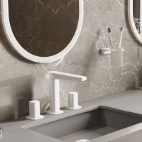 Смеситель для раковины WasserKRAFT Saale 9535 Белый матовый латунь