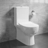 Унитаз компакт Bond F02-00 Белый с бачком и сиденьем Микролифт фарфор напольный