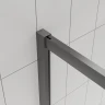 Душевой уголок Veconi Evo 300 GR 120х90 E3-GR-12090-12-C9 профиль Графит брашированный стекло тонированное матовое