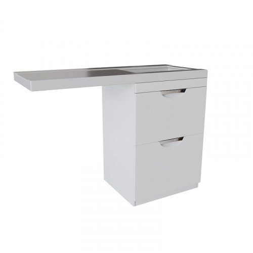 Тумба под раковину Mixline Атлантик 56 543447 с местом для стиральной машины цвет Белый