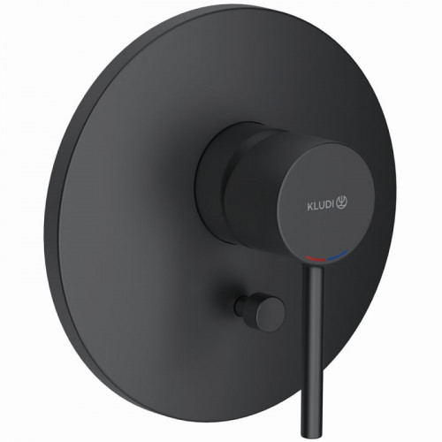 Смеситель для душа Kludi Bozz 386503976 Черный латунь встраиваемый