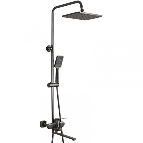 Душевая система Frap H62-9 F2462-9 Оружейная сталь латунь на стену