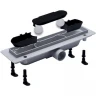 Душевой лоток PlastBrno Design 1 85 SZA1850 с решеткой Хром