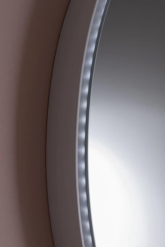 Зеркало Allen Brau Infinity 80 1.21017.WT с подсветкой Белое с сенсорным выключателем стекло
