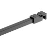 Душевая перегородка Berges Sky Black 120х200 064029 профиль Черный матовый стекло тонированное