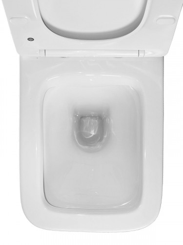 Унитаз моноблок Azario Stoun AZ-1109 цвет Белый с сиденьем Микролифт