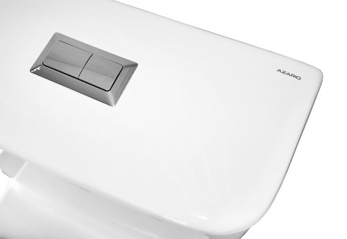 Унитаз моноблок Azario Stoun AZ-1109 цвет Белый с сиденьем Микролифт