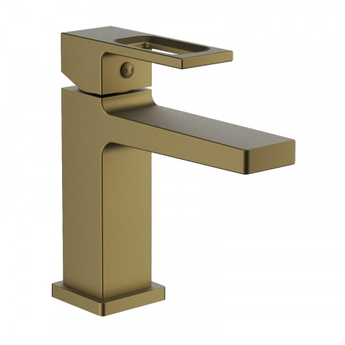 Смеситель для раковины Belz B658-5 B10658-5 цвет Брашированное золото