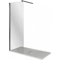 Душевая перегородка Good Door Walk In SP-140-C-В 140 профиль Черный стекло прозрачное