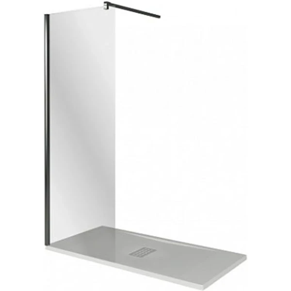 Душевая перегородка Good Door Walk In SP-140-C-В 140 профиль Черный стекло прозрачное