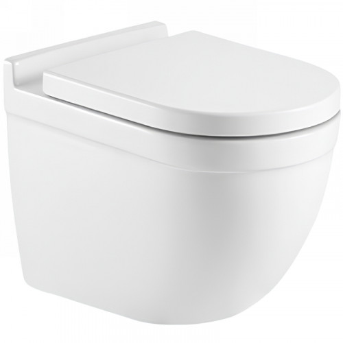 Унитаз AQUAme AQM2010 подвесной Белый глянец с сиденьем Микролифт фаянс подвесной