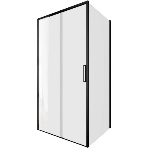 Душевой уголок Aquanet Pleasure Evo AE65-100x80-BT 100x80 324130 профиль Черный стекло прозрачное