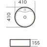 Раковина-чаша Grossman 41 GR-3012 Белая