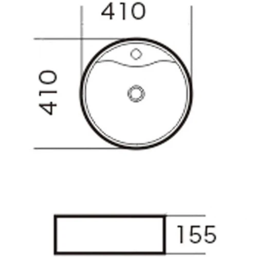 Раковина-чаша Grossman 41 GR-3012 Белая