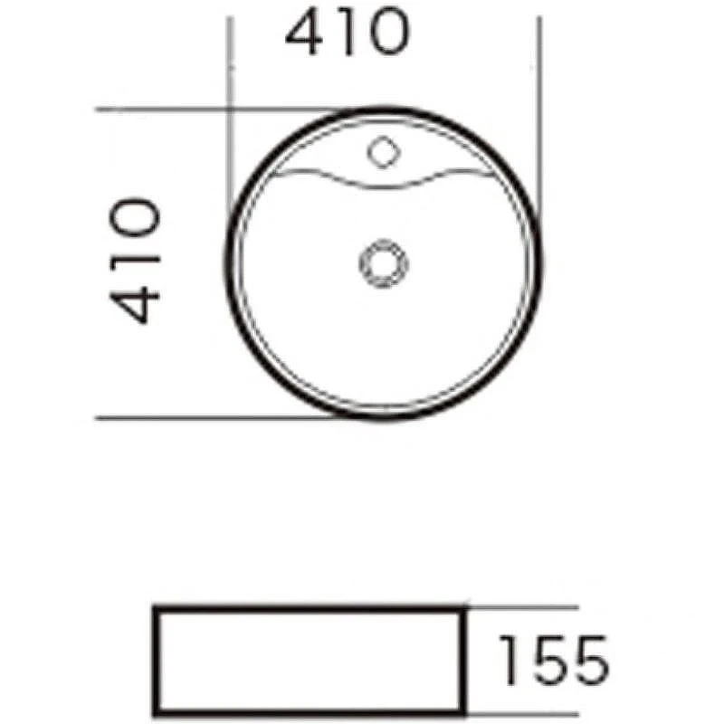 Раковина-чаша Grossman 41 GR-3012 Белая