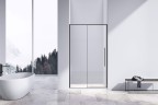 Душевая дверь Vincea Slim-N 110 VDS-4SN110CLGM профиль Вороненая сталь стекло прозрачное