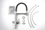 Смеситель для кухни Knotlor Infinity SS-15 цвет Матовая сталь