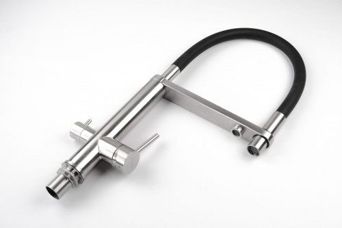 Смеситель для кухни Knotlor Infinity SS-15 цвет Матовая сталь