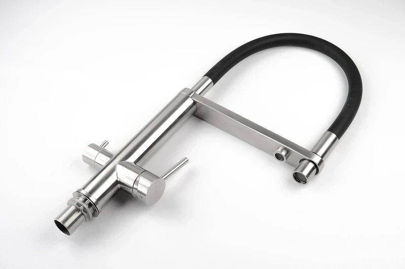 Смеситель для кухни Knotlor Infinity SS-15 цвет Матовая сталь