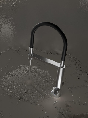 Смеситель для кухни Knotlor Infinity SS-15 цвет Матовая сталь