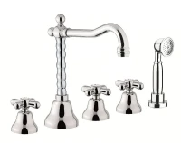 Смеситель на борт ванны Fiore Margot 26CR0607 цвет Хром