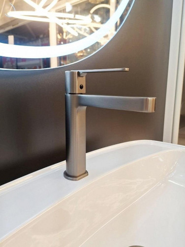 Смеситель для раковины AltroBagno Unione 0137 GM цвет Оружейная сталь