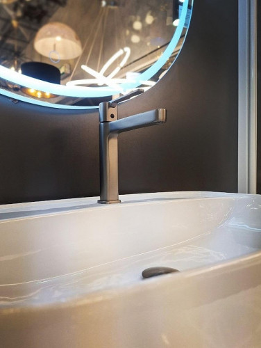 Смеситель для раковины AltroBagno Unione 0137 GM цвет Оружейная сталь