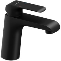 Смеситель для раковины Ravak Flat FL 014.20 X070173 Черный матовый латунь