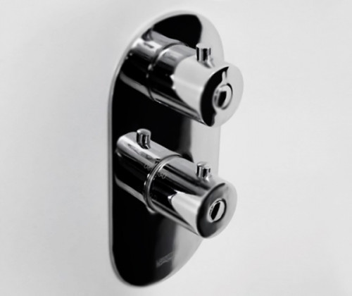 Смеситель для душа WasserKRAFT Berkel 4833 с термостатом Хром латунь встраиваемый