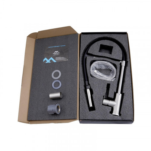 Смеситель для кухни Fashun A54511-7 цвет Сатин Черный