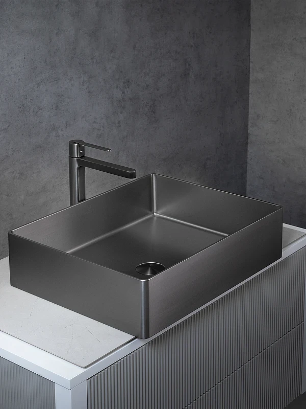 Раковина-чаша AltroBagno Accordo 50 001010 MtGr цвет Оружейная сталь
