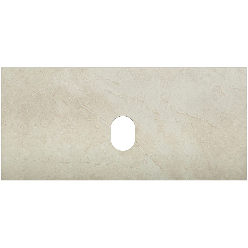 Столешница под раковину BelBagno 100 KEP-100-MCO-W0 Marmo Crema Opaco искусственный камень (литьевой мрамор)