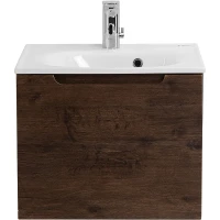 Тумба под раковину BelBagno Etna 50 ETNA-500-1C-SO-RW-P подвесная Rovere Moro МДФ / ЛДСП