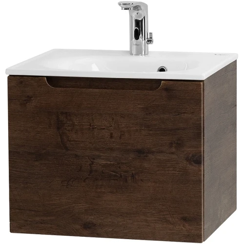 Тумба под раковину BelBagno Etna 50 ETNA-500-1C-SO-RW-P подвесная Rovere Moro МДФ / ЛДСП