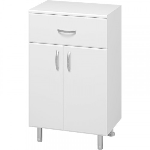 Тумба Misty Люси 50 Э-Люс07050-011Бк с бельевой корзиной Белая